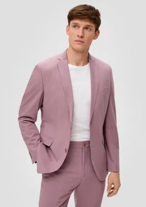 Slim : veston en viscose mélangée